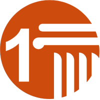 pillar with number 1 icon