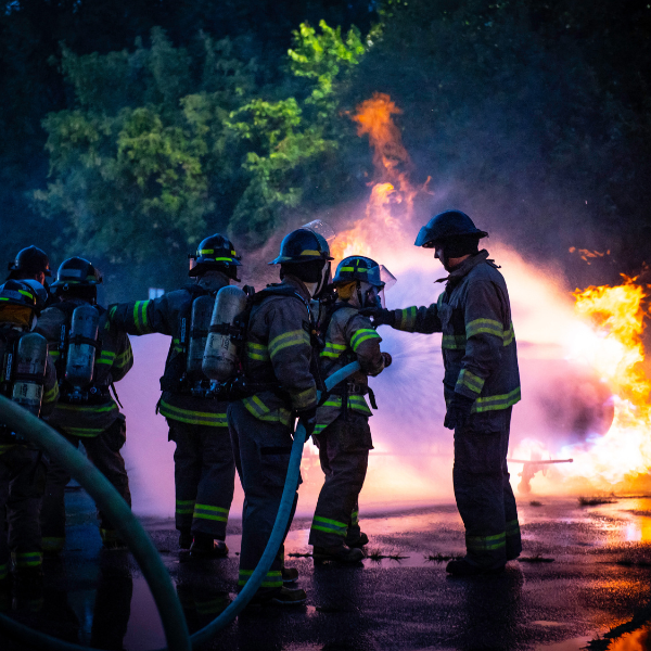 firefighting training